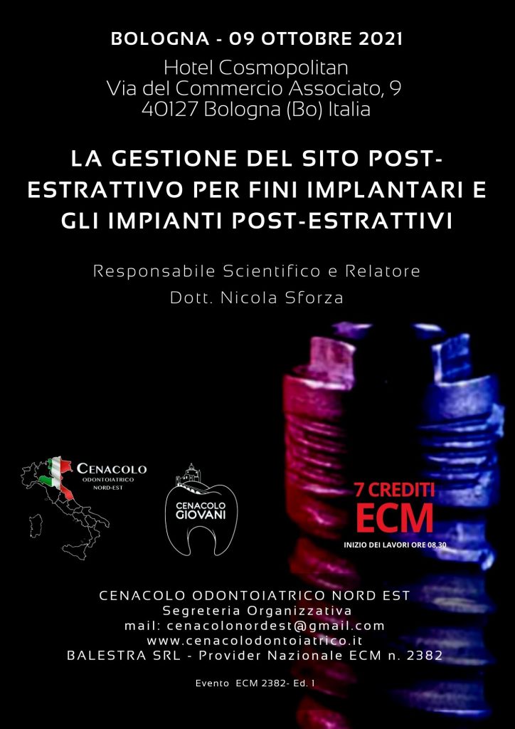 LA GESTIONE DEL SITO POST-ESTRATTIVO PER FINI IMPLANTARI E GLI IMPIANTI POST-ESTRATTIVI