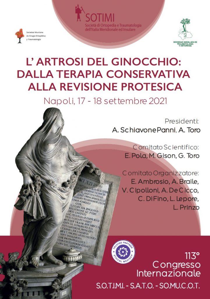 113° SOTIMI – L’artrosi del Ginocchio dalla Terapia Conservativa alla Revisione Protesica