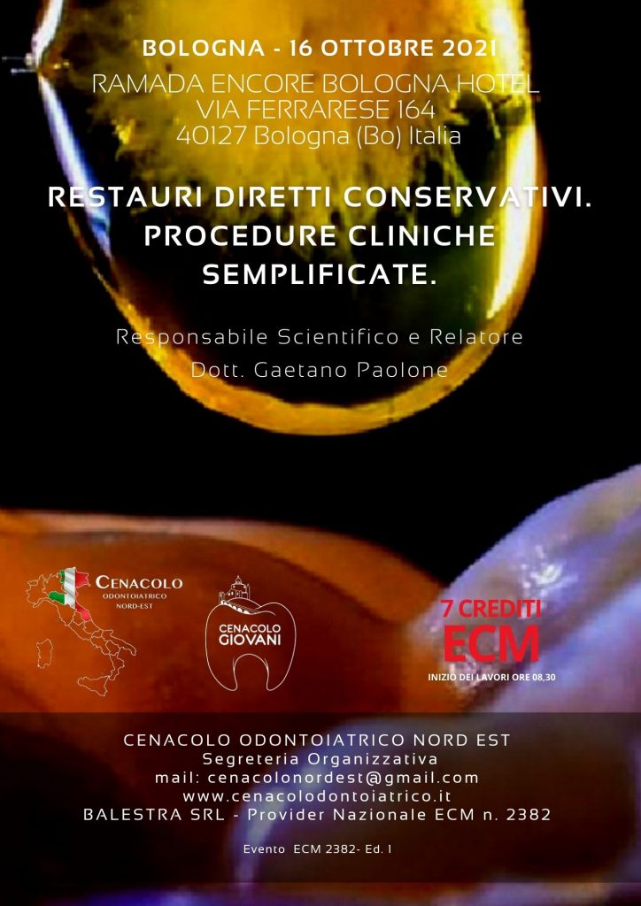 RESTAURI DIRETTI CONSERVATIVI. PROCEDURE CLINICHE SEMPLIFICATE.