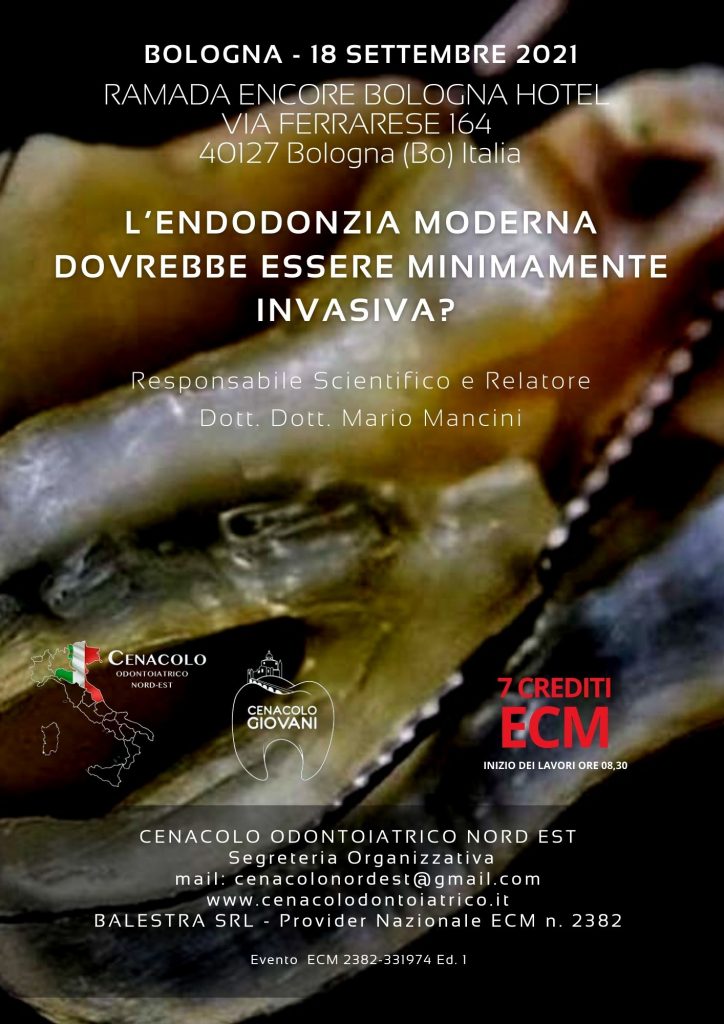 L’ENDODONZIA MODERNA DOVREBBE ESSERE MINIMAMENTE INVASIVA?