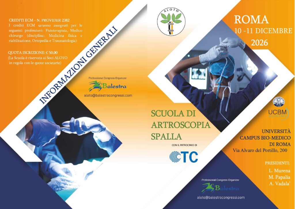 SCUOLA DI ARTROSCOPIA SPALLA