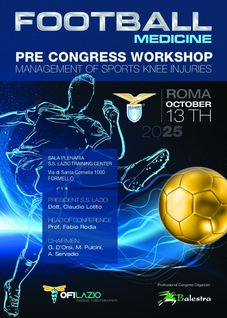 FOOTBALL MEDICINE – PRE CONGRESS WORKSHOP – MANAGEMENT OF SPORTS KNEE INJURIES