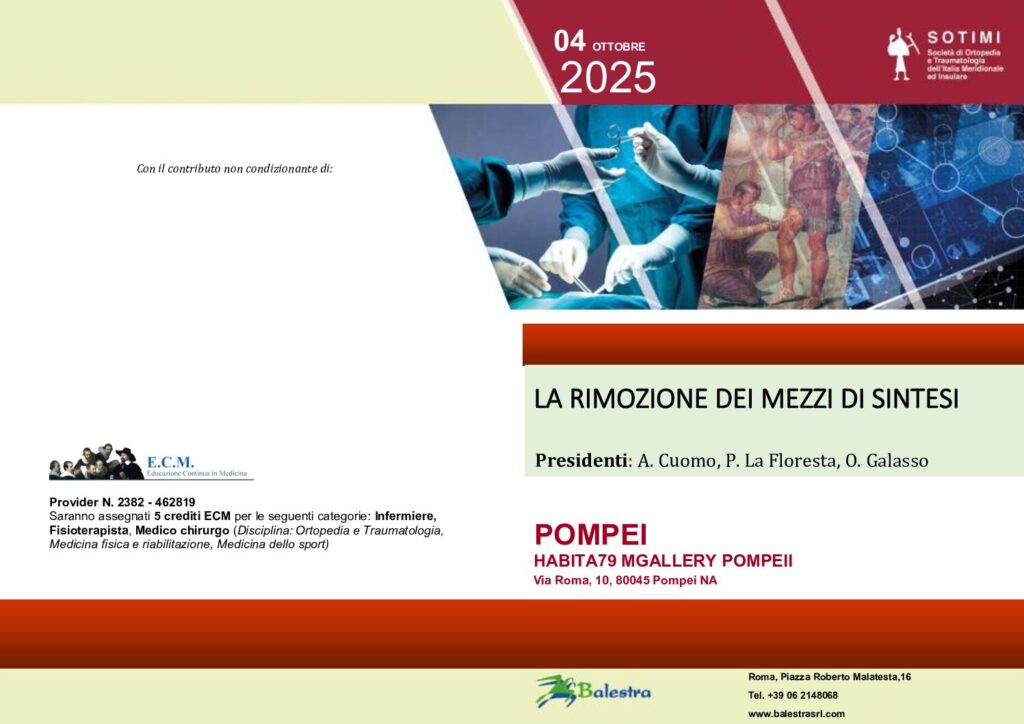 LA RIMOZIONE DEI MEZZI DI SINTESI