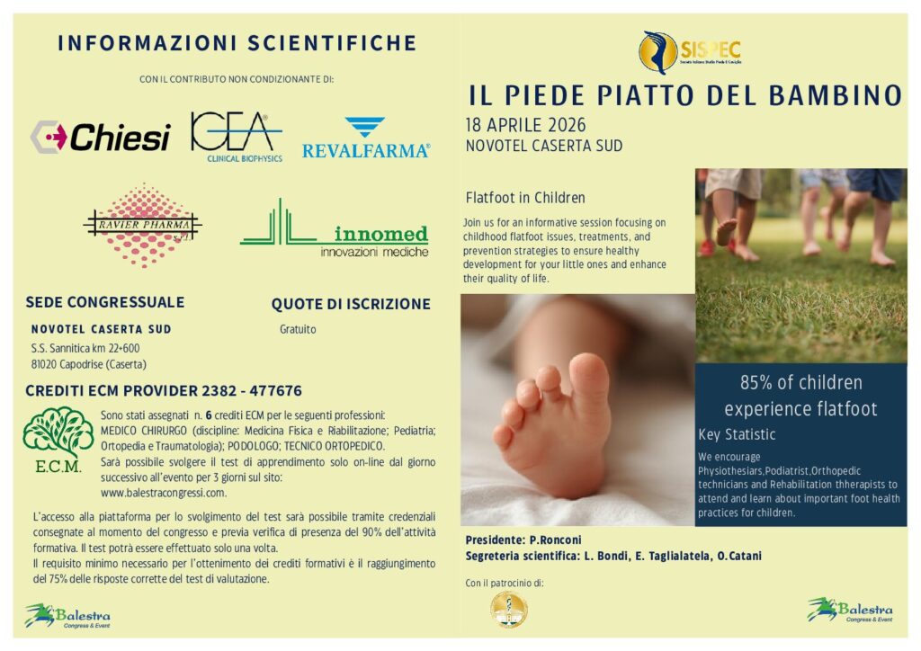 IL PIEDE PIATTO DEL BAMBINO S.I.S.P.E.C.